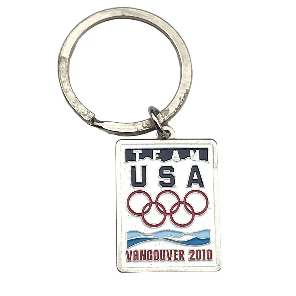 Team USA Vancouver Olympics 2010 Key Fob Ring